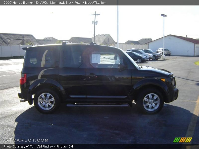 Nighthawk Black Pearl / Black/Titanium 2007 Honda Element EX AWD
