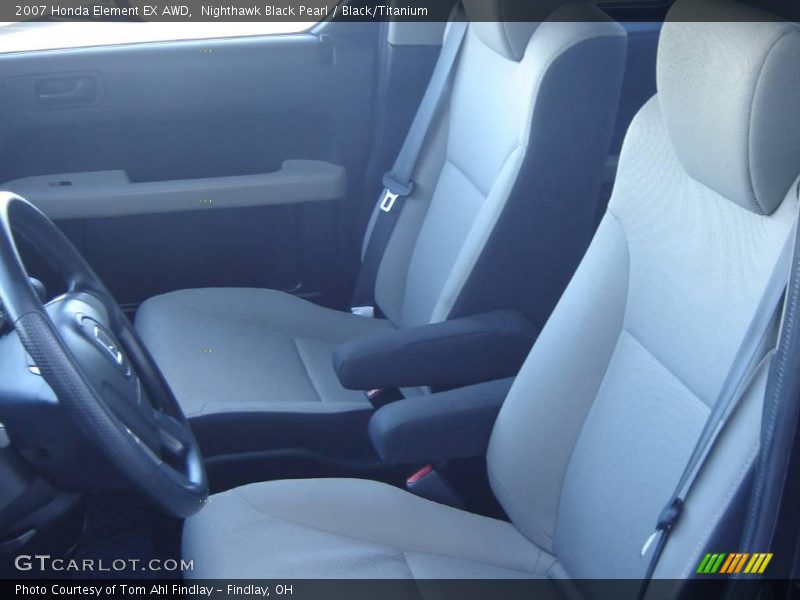 Nighthawk Black Pearl / Black/Titanium 2007 Honda Element EX AWD