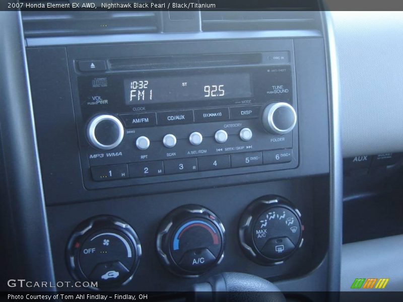 Nighthawk Black Pearl / Black/Titanium 2007 Honda Element EX AWD