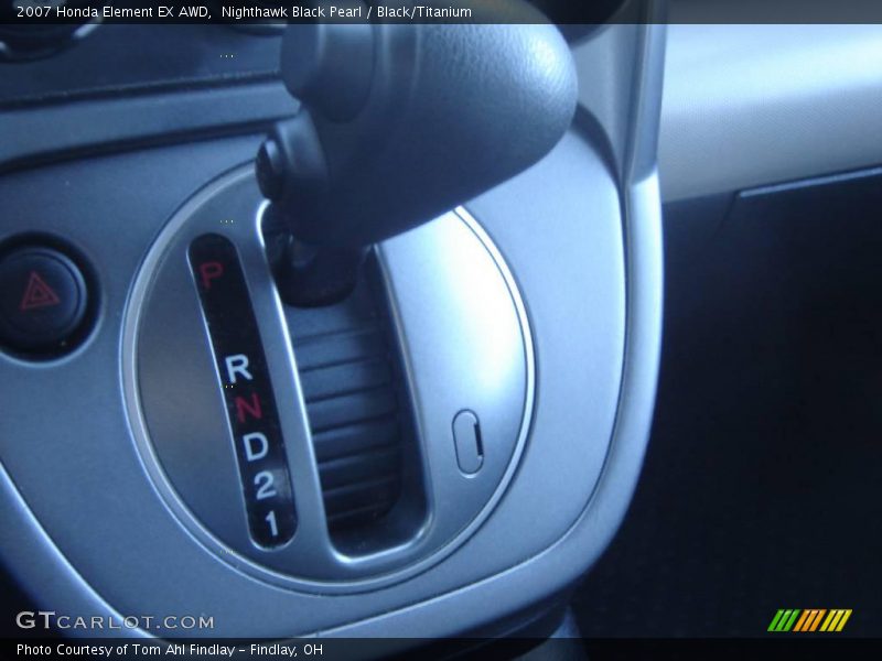 Nighthawk Black Pearl / Black/Titanium 2007 Honda Element EX AWD