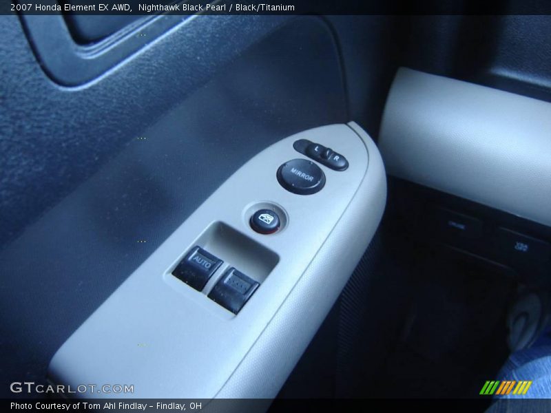 Nighthawk Black Pearl / Black/Titanium 2007 Honda Element EX AWD