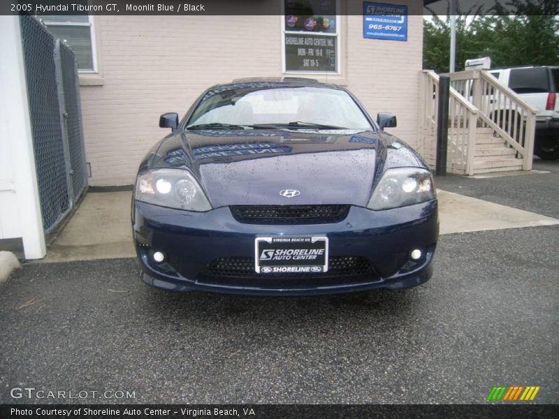 Moonlit Blue / Black 2005 Hyundai Tiburon GT