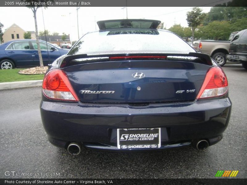 Moonlit Blue / Black 2005 Hyundai Tiburon GT