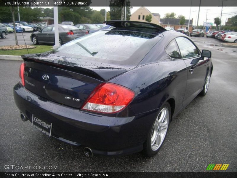 Moonlit Blue / Black 2005 Hyundai Tiburon GT