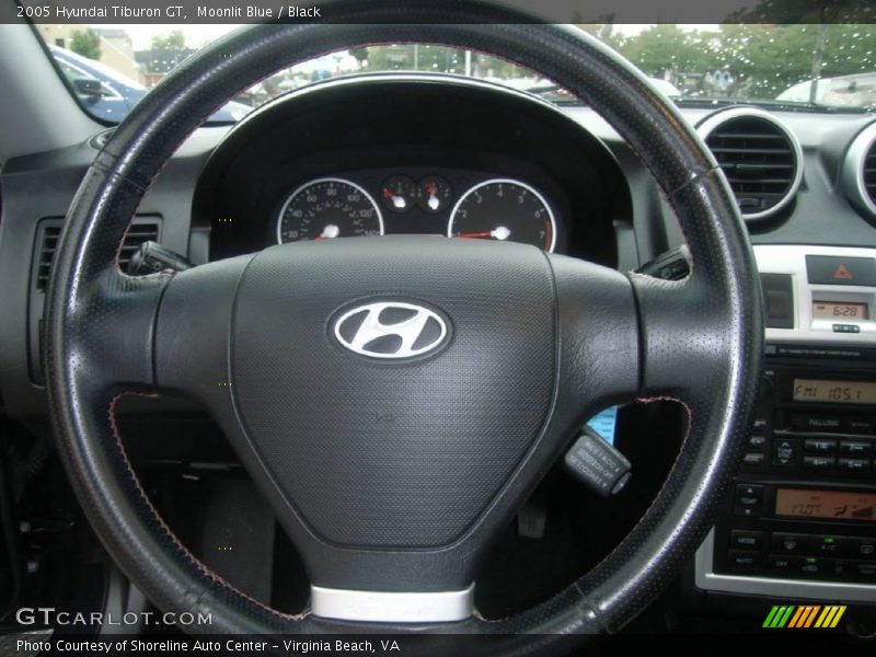 Moonlit Blue / Black 2005 Hyundai Tiburon GT