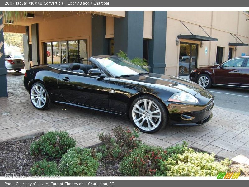 Ebony Black / Charcoal 2007 Jaguar XK XK8 Convertible