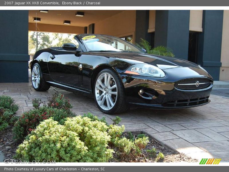 Ebony Black / Charcoal 2007 Jaguar XK XK8 Convertible