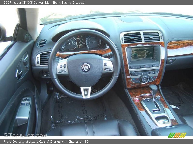 Ebony Black / Charcoal 2007 Jaguar XK XK8 Convertible
