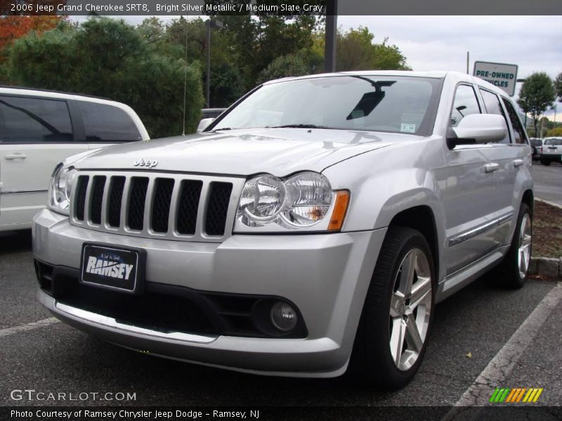 Bright Silver Metallic / Medium Slate Gray 2006 Jeep Grand Cherokee SRT8