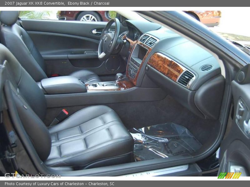 Ebony Black / Charcoal 2007 Jaguar XK XK8 Convertible