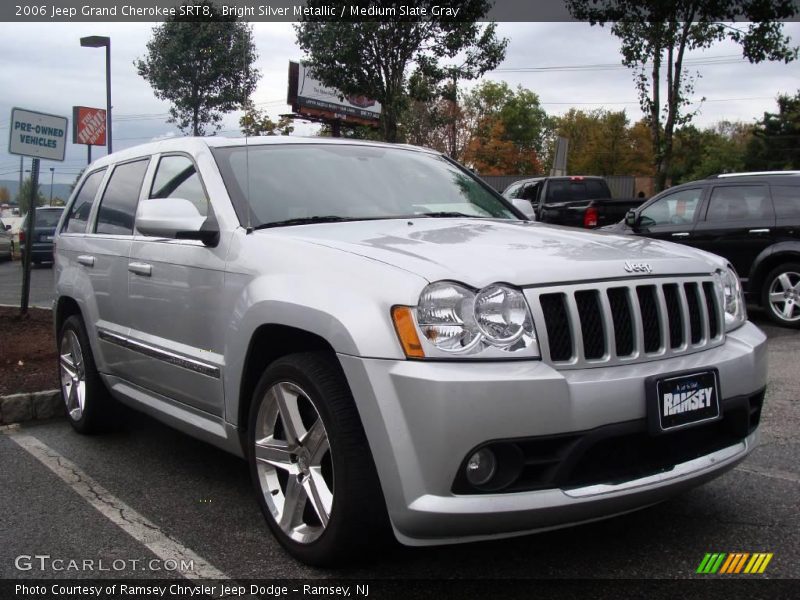 Bright Silver Metallic / Medium Slate Gray 2006 Jeep Grand Cherokee SRT8
