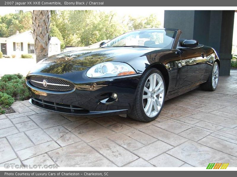 Ebony Black / Charcoal 2007 Jaguar XK XK8 Convertible