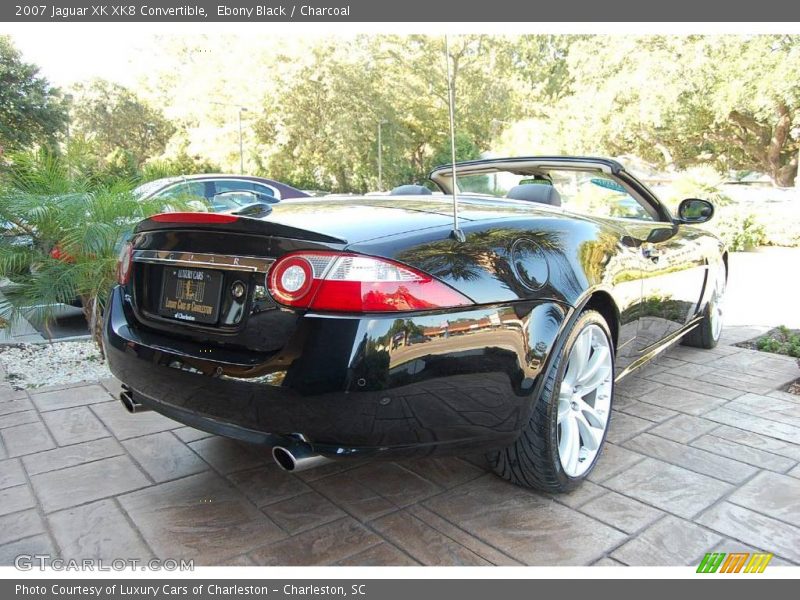 Ebony Black / Charcoal 2007 Jaguar XK XK8 Convertible