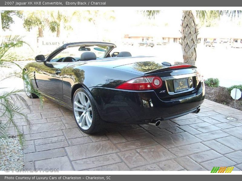 Ebony Black / Charcoal 2007 Jaguar XK XK8 Convertible