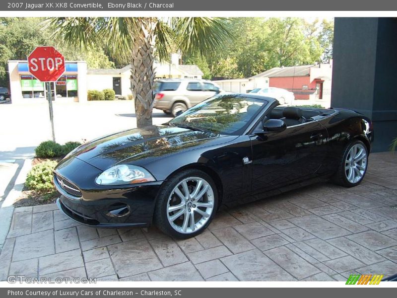 Ebony Black / Charcoal 2007 Jaguar XK XK8 Convertible