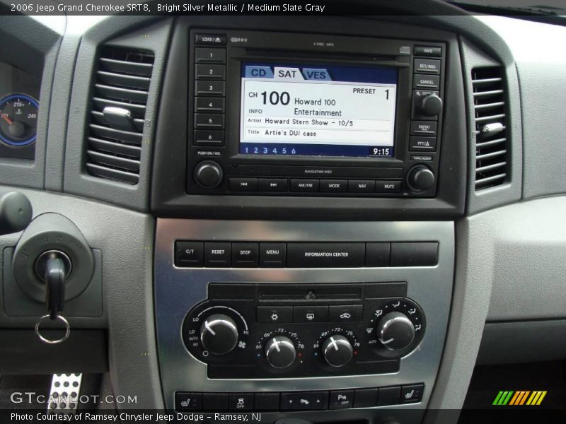 Bright Silver Metallic / Medium Slate Gray 2006 Jeep Grand Cherokee SRT8
