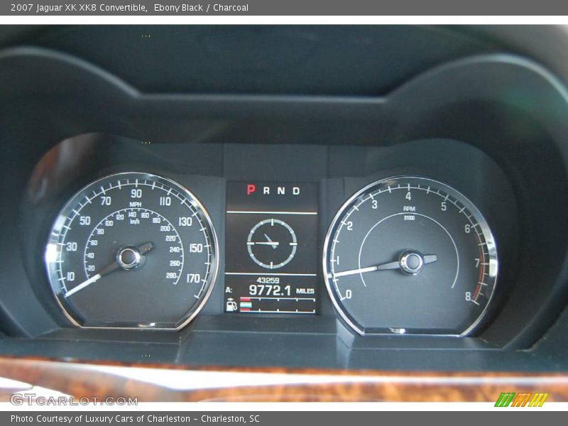 Ebony Black / Charcoal 2007 Jaguar XK XK8 Convertible