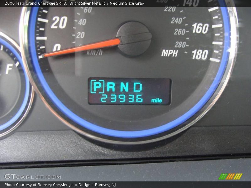 Bright Silver Metallic / Medium Slate Gray 2006 Jeep Grand Cherokee SRT8