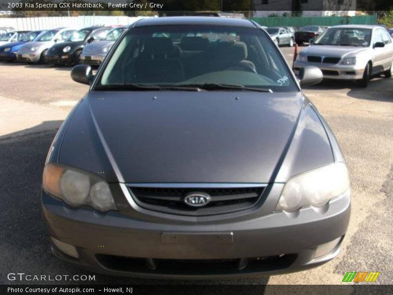 Pewter Grey / Grey 2003 Kia Spectra GSX Hatchback