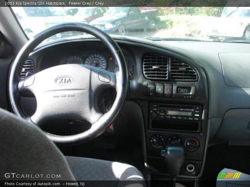Pewter Grey / Grey 2003 Kia Spectra GSX Hatchback