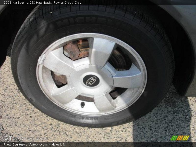 Pewter Grey / Grey 2003 Kia Spectra GSX Hatchback