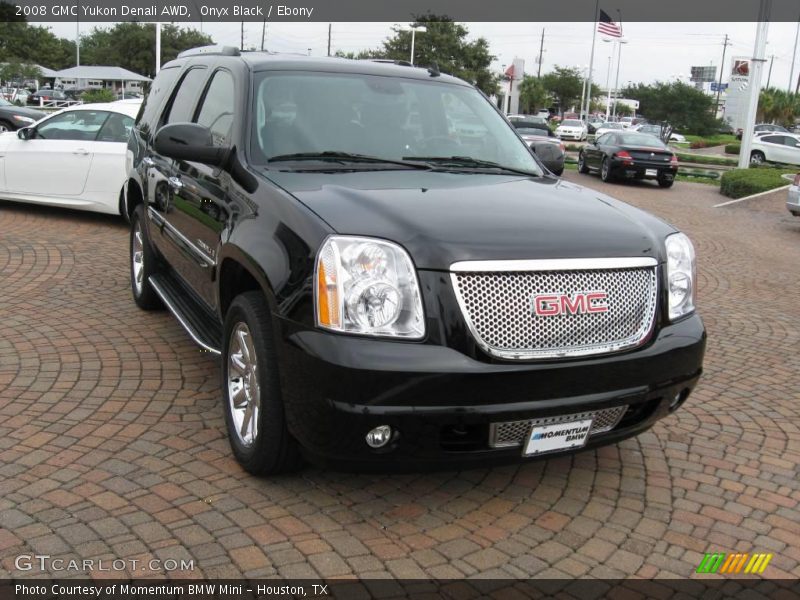 Onyx Black / Ebony 2008 GMC Yukon Denali AWD