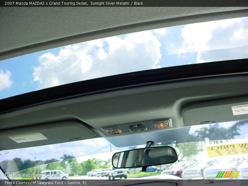 Sunlight Silver Metallic / Black 2007 Mazda MAZDA3 s Grand Touring Sedan