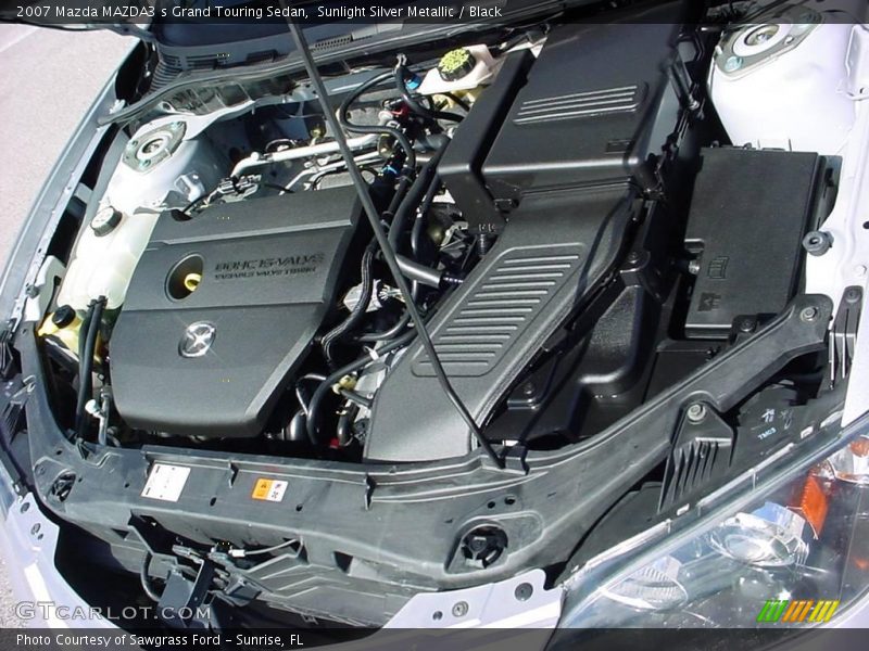 Sunlight Silver Metallic / Black 2007 Mazda MAZDA3 s Grand Touring Sedan