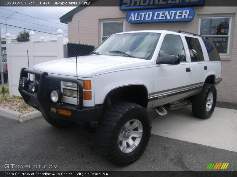 Olympic White / Gray 1998 GMC Yukon SLT 4x4