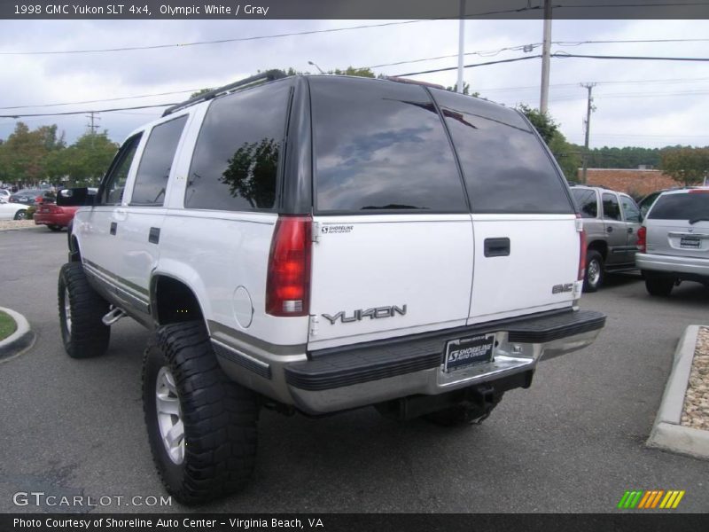 Olympic White / Gray 1998 GMC Yukon SLT 4x4