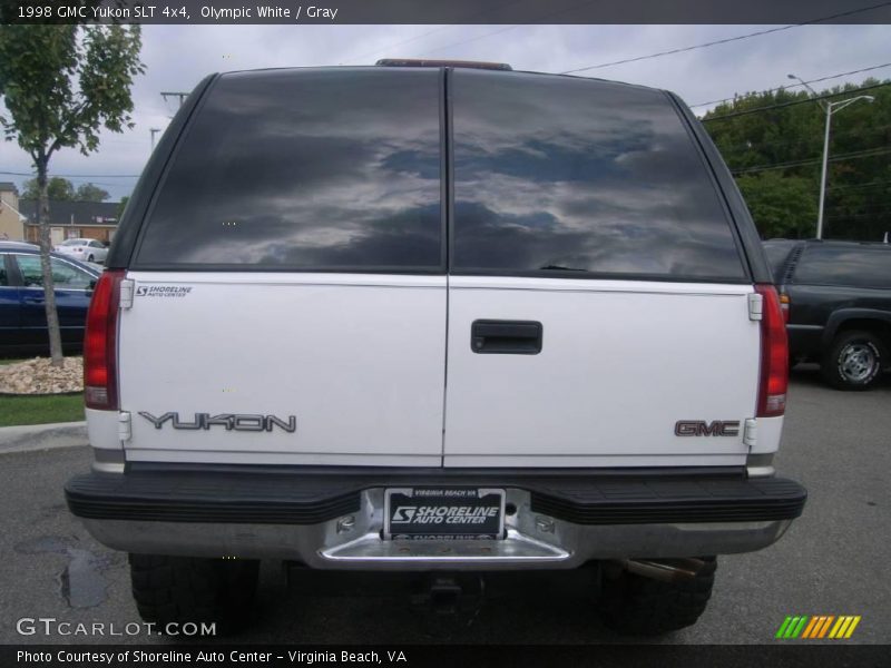 Olympic White / Gray 1998 GMC Yukon SLT 4x4