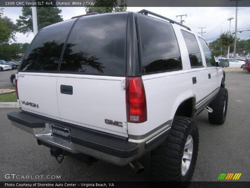 Olympic White / Gray 1998 GMC Yukon SLT 4x4