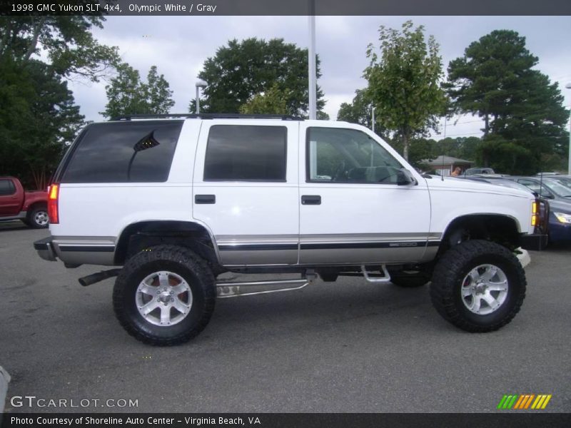 Olympic White / Gray 1998 GMC Yukon SLT 4x4