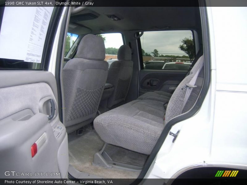 Olympic White / Gray 1998 GMC Yukon SLT 4x4