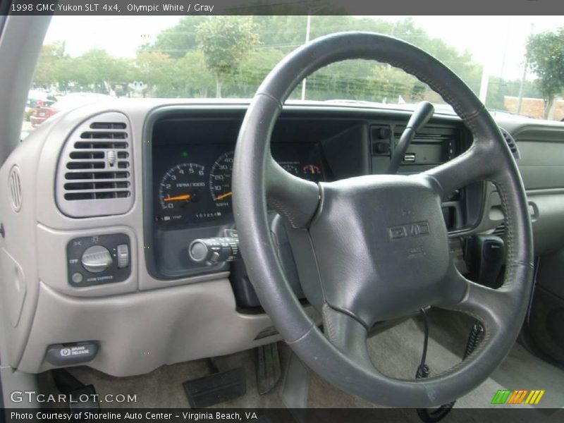 Olympic White / Gray 1998 GMC Yukon SLT 4x4