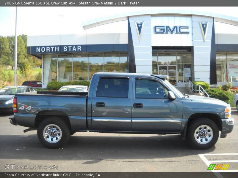 Stealth Gray Metallic / Dark Pewter 2006 GMC Sierra 1500 SL Crew Cab 4x4