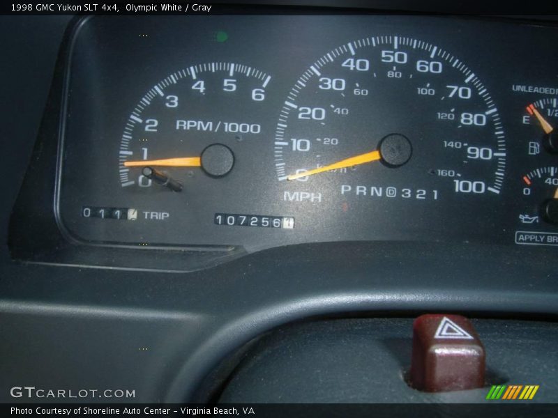 Olympic White / Gray 1998 GMC Yukon SLT 4x4