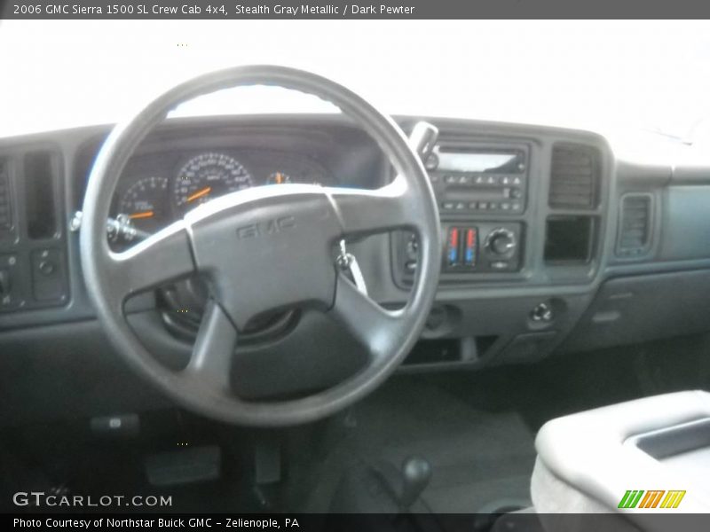 Stealth Gray Metallic / Dark Pewter 2006 GMC Sierra 1500 SL Crew Cab 4x4