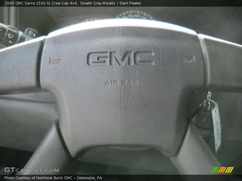 Stealth Gray Metallic / Dark Pewter 2006 GMC Sierra 1500 SL Crew Cab 4x4