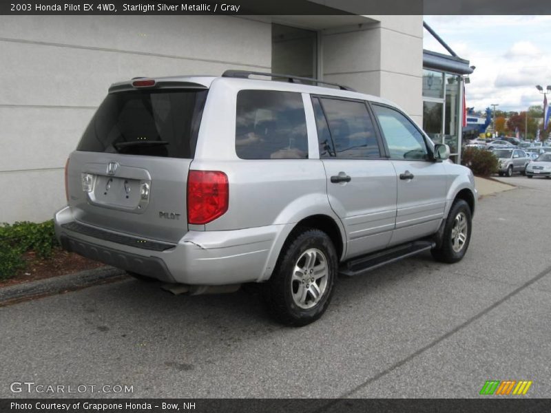 Starlight Silver Metallic / Gray 2003 Honda Pilot EX 4WD