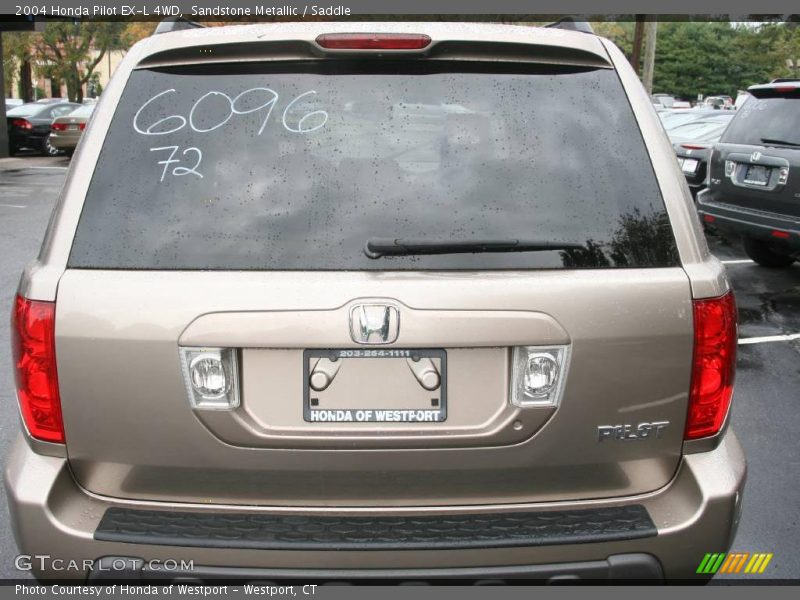 Sandstone Metallic / Saddle 2004 Honda Pilot EX-L 4WD