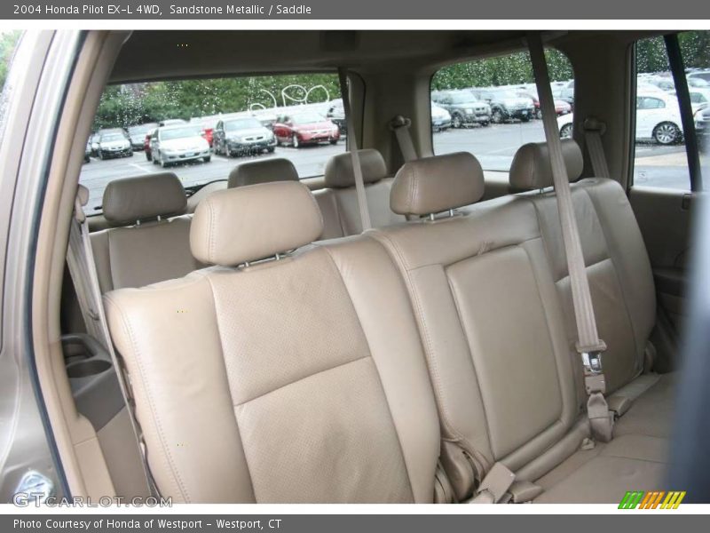 Sandstone Metallic / Saddle 2004 Honda Pilot EX-L 4WD