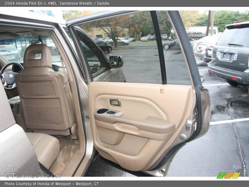 Sandstone Metallic / Saddle 2004 Honda Pilot EX-L 4WD