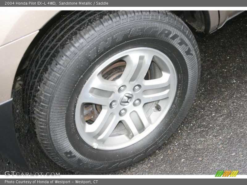 Sandstone Metallic / Saddle 2004 Honda Pilot EX-L 4WD