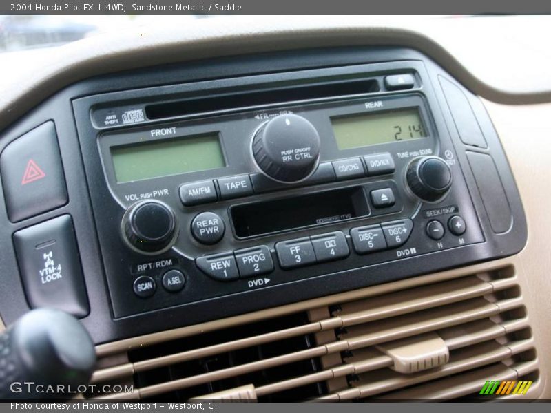 Sandstone Metallic / Saddle 2004 Honda Pilot EX-L 4WD
