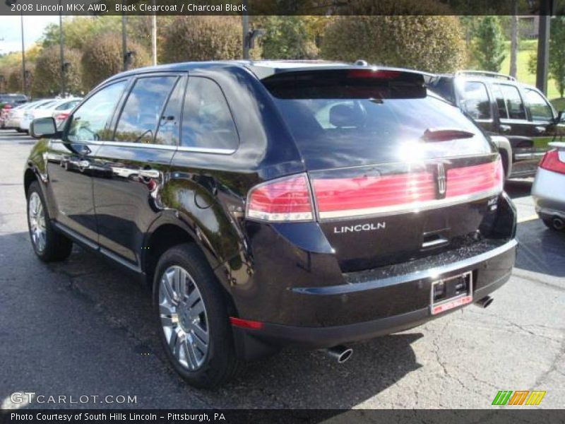 Black Clearcoat / Charcoal Black 2008 Lincoln MKX AWD