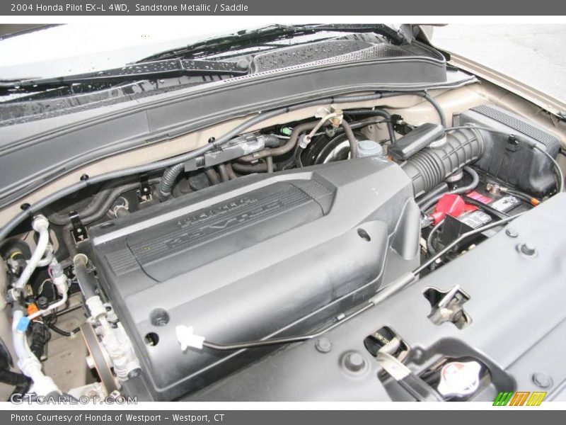 Sandstone Metallic / Saddle 2004 Honda Pilot EX-L 4WD