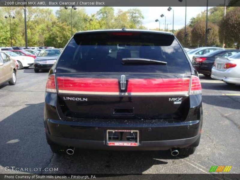 Black Clearcoat / Charcoal Black 2008 Lincoln MKX AWD