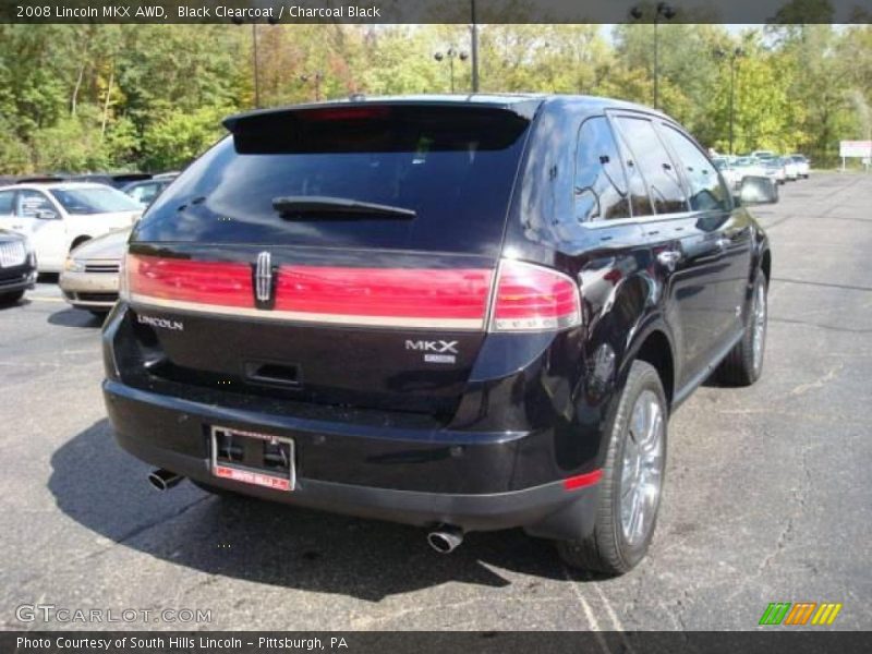 Black Clearcoat / Charcoal Black 2008 Lincoln MKX AWD
