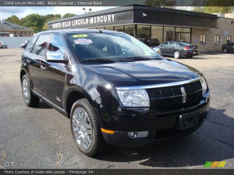Black Clearcoat / Charcoal Black 2008 Lincoln MKX AWD